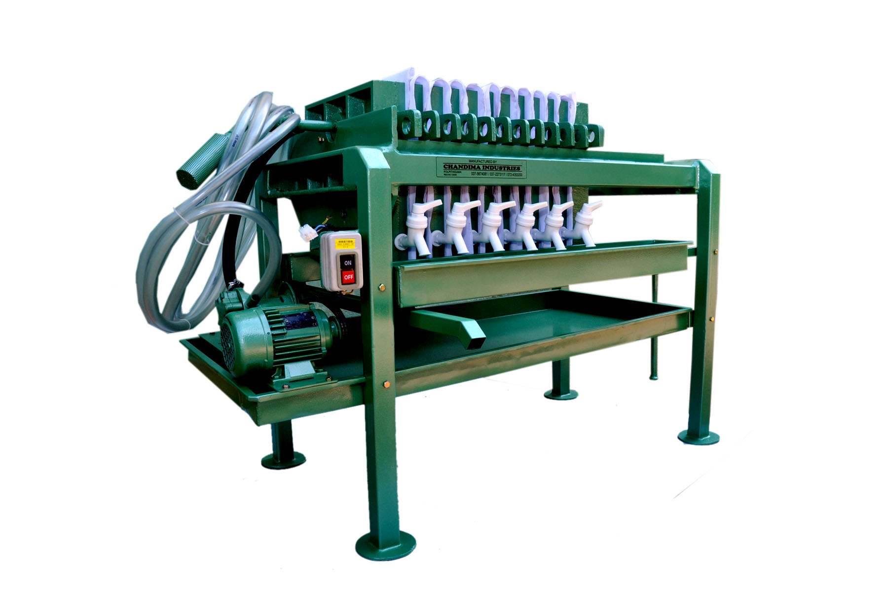 Oil filter press